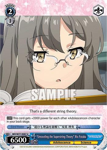 "Unraveling the Superstring Theory" Rio Futaba [Rascal Does Not Dream of a Dreaming Girl] - POKÉ JEUX