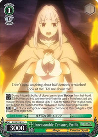 Unreasonable Censure, Emilia (RZ/SE35-E29 C) [Re:ZERO: The Frozen Bond] - POKÉ JEUX