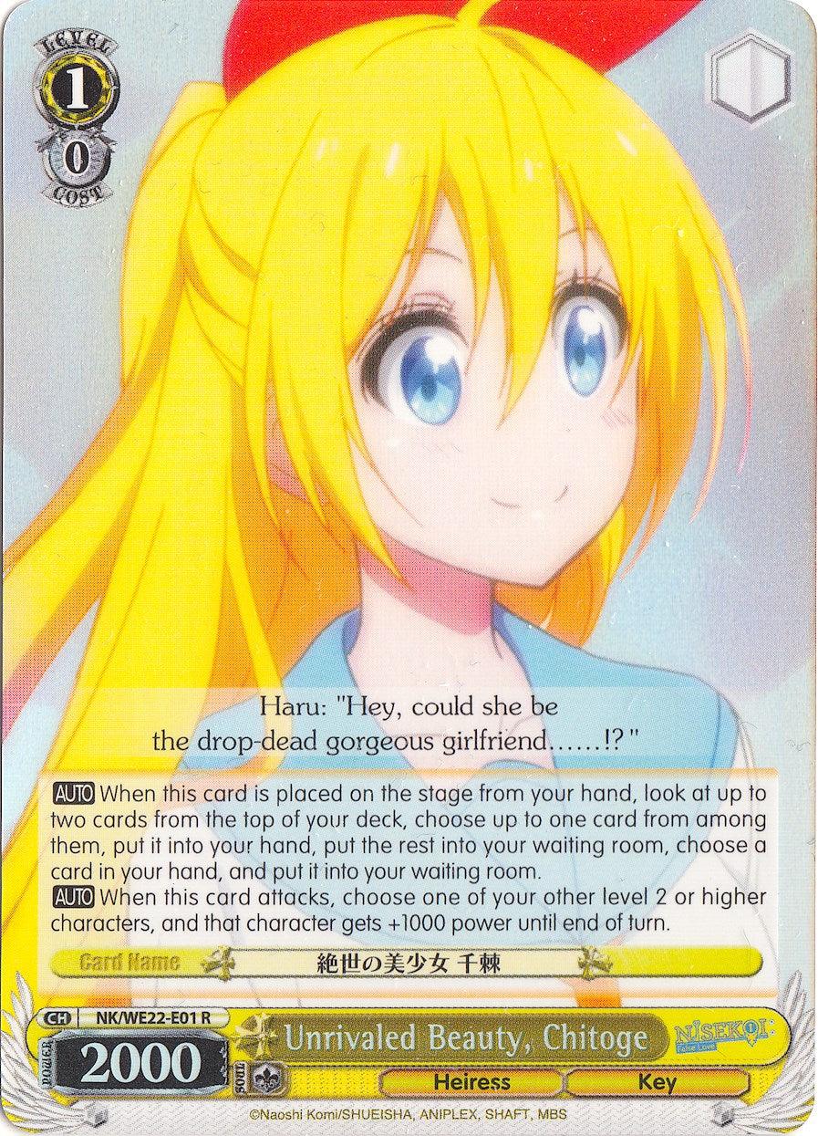 Unrivaled Beauty, Chitoge (NK/WE22-E01) (Parallel Foil) [NISEKOI Extra Booster] - POKÉ JEUX