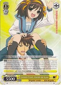 Unseen Trust, Haruhi & Kyon (SY/W08-E005 R) [The Melancholy of Haruhi Suzumiya] - POKÉ JEUX