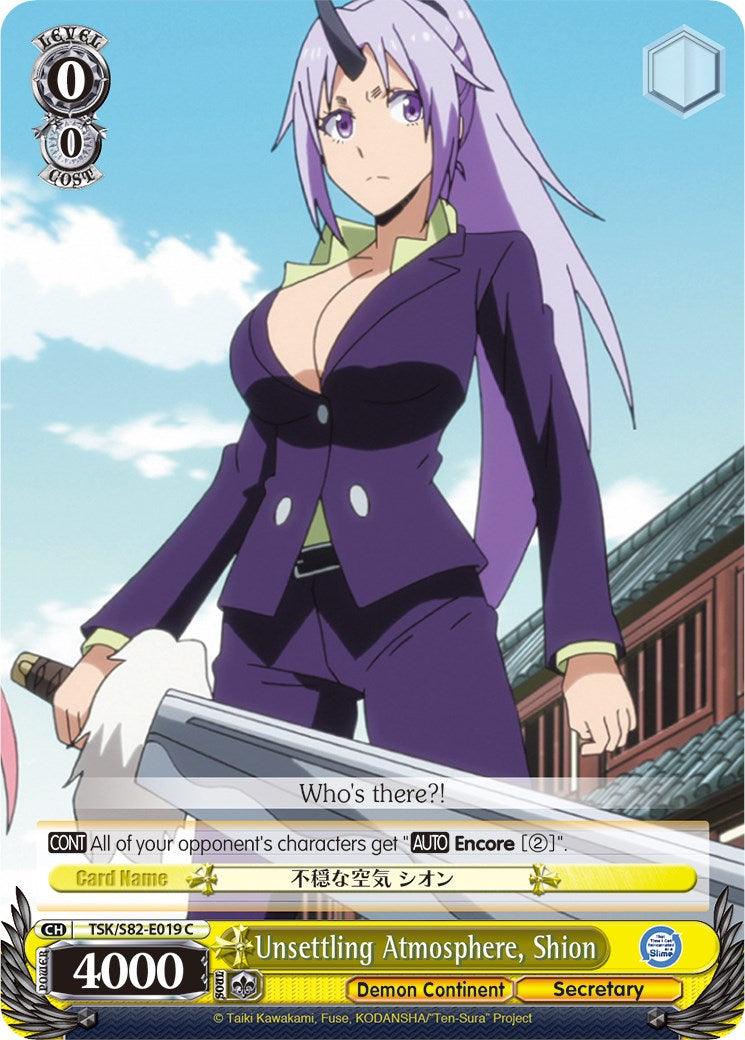 Unsettling Atmosphere, Shion (TSK/S82-E019 C) [That Time I Got Reincarnated as a Slime Vol.2] - POKÉ JEUX