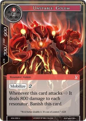 Unstable Golem (ADK-056) [Advent of the Demon King] - POKÉ JEUX