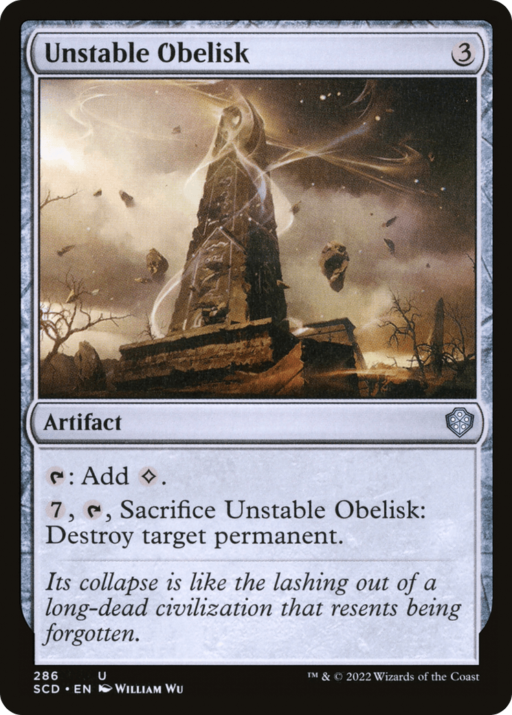 Unstable Obelisk [Starter Commander Decks] - POKÉ JEUX