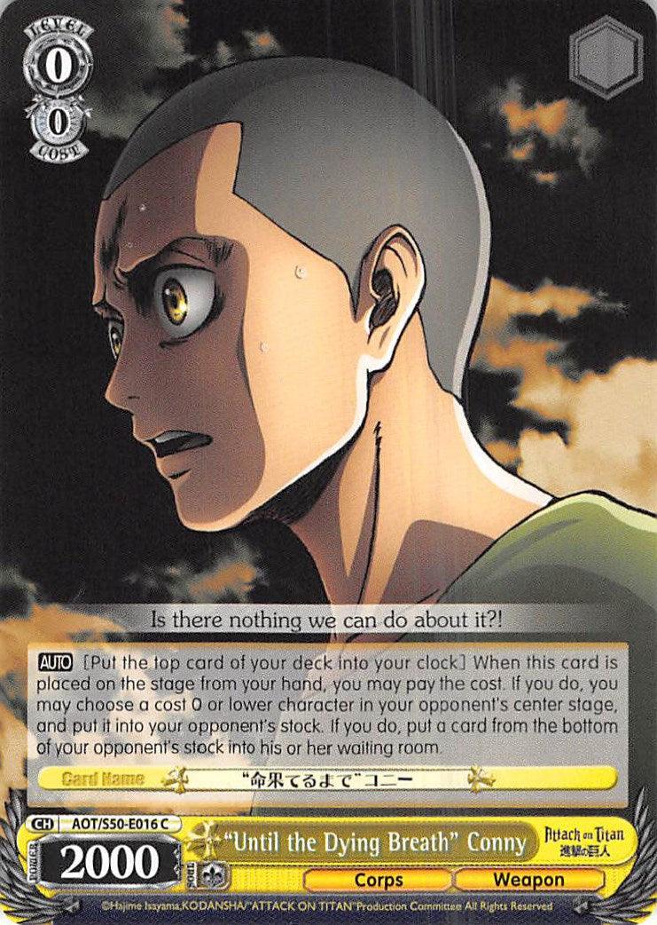 "Until the Dying Breath" Conny (AOT/S50-E016 C) [Attack on Titan Vol. 2] - POKÉ JEUX