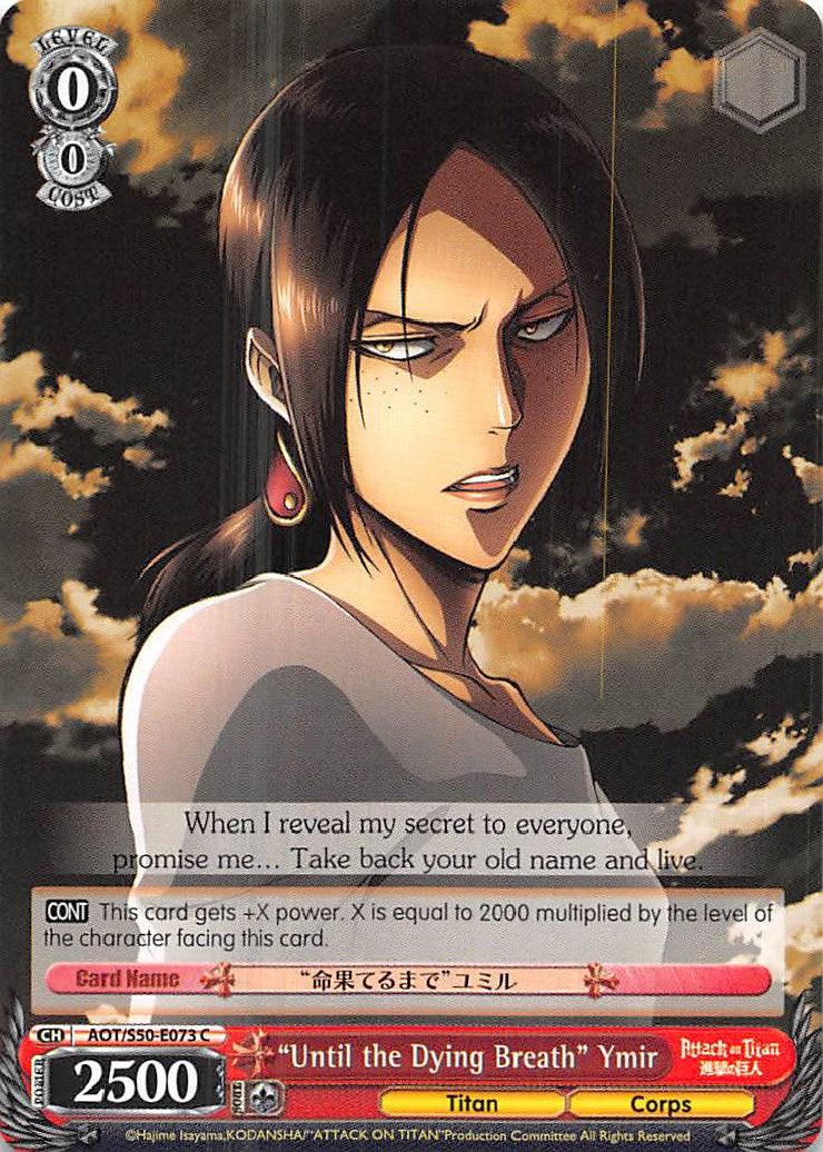 "Until the Dying Breath" Ymir (AOT/S50-E073 C) [Attack on Titan Vol. 2] - POKÉ JEUX