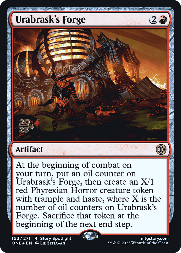 Urabrask's Forge [Phyrexia: All Will Be One Prerelease Promos] - POKÉ JEUX