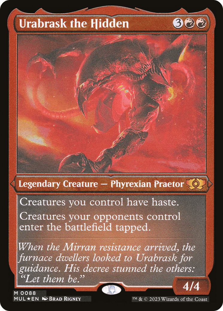 Urabrask the Hidden (Foil Etched) [Multiverse Legends] - POKÉ JEUX