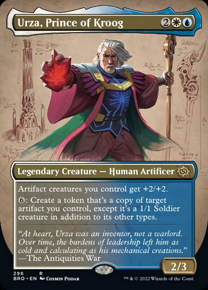 Urza, Prince of Kroog (Borderless Alternate Art) [The Brothers' War] - POKÉ JEUX