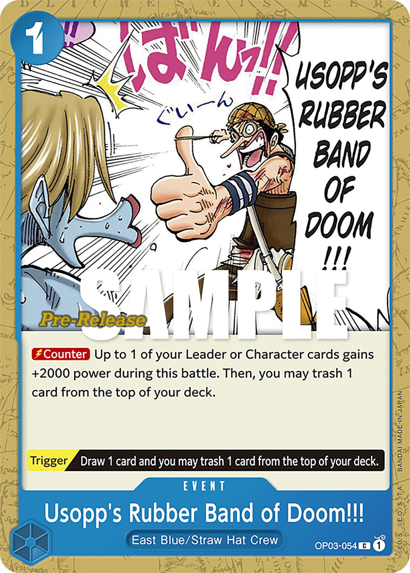 Usopp's Rubber Band of Doom!!! [Pillars of Strength Pre-Release Cards] - POKÉ JEUX