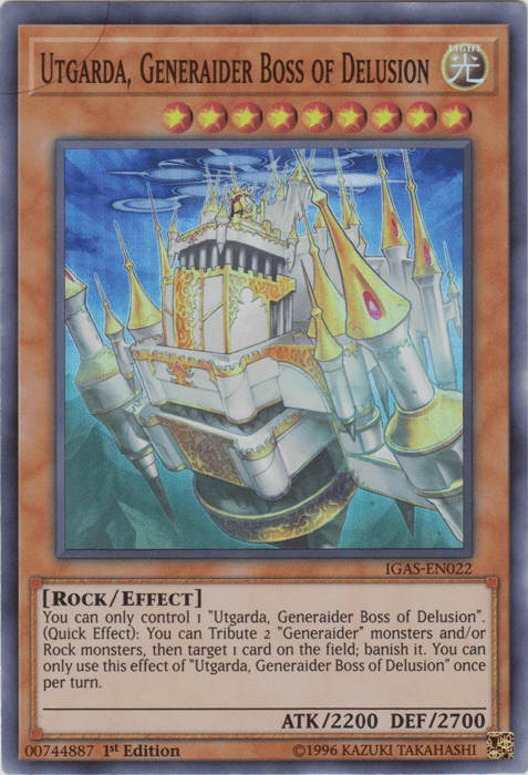 Utgarda, Generaider Boss of Delusion [IGAS-EN022] Super Rare - POKÉ JEUX