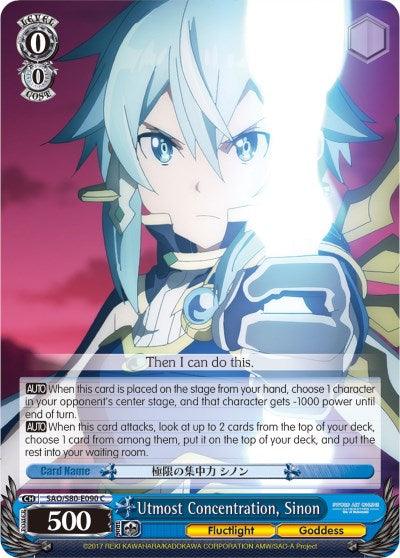 Utmost Concentration, Sinon (SAO/S80-E090 C) [Sword Art Online -Alicization- Vol.2] - POKÉ JEUX