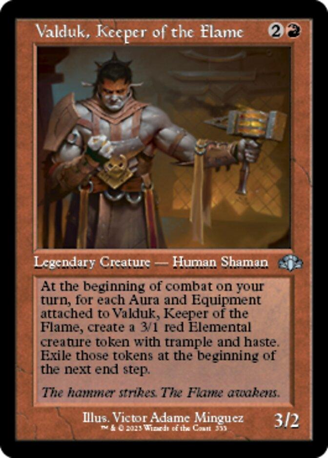 Valduk, Keeper of the Flame (Retro) [Dominaria Remastered] - POKÉ JEUX