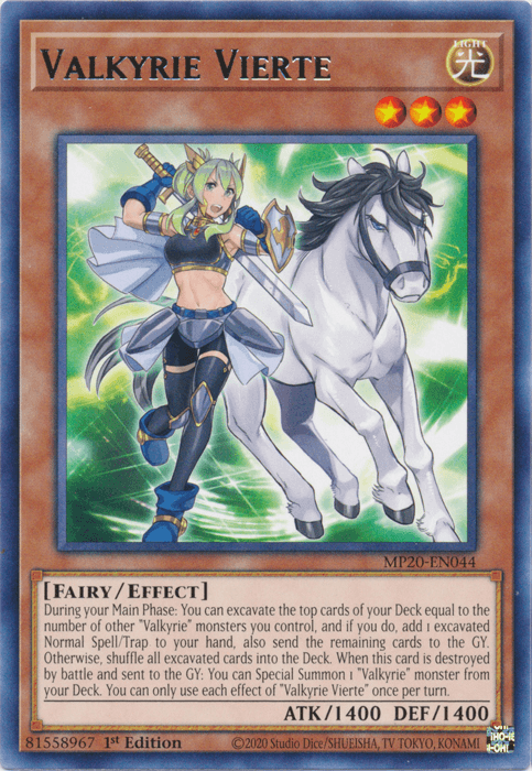 Valkyrie Vierte [MP20-EN044] Rare - POKÉ JEUX