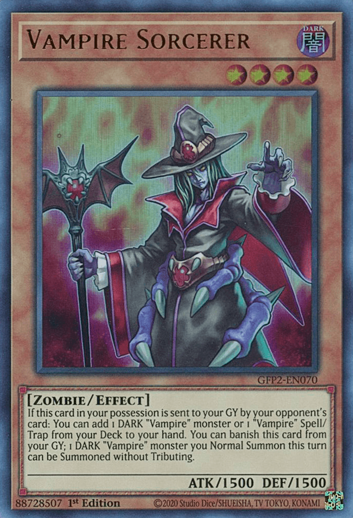 Vampire Sorcerer [GFP2-EN070] Ultra Rare - POKÉ JEUX