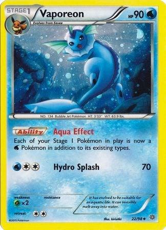 Vaporeon (22/98) (Cosmos Holo) [XY: Ancient Origins] - POKÉ JEUX