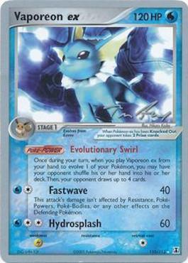 Vaporeon ex (110/113) (Legendary Ascent - Tom Roos) [World Championships 2007] - POKÉ JEUX