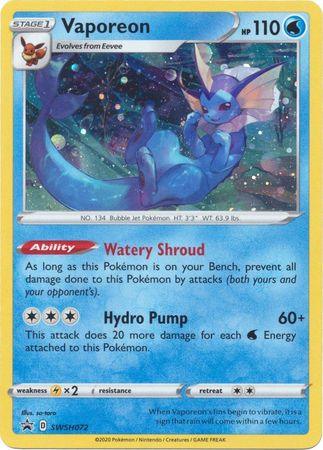 Vaporeon (SWSH072) [Sword & Shield: Black Star Promos] - POKÉ JEUX