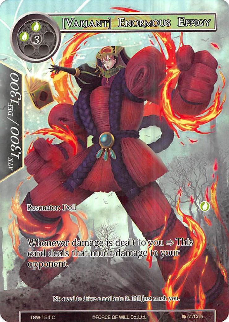 [Variant] Enormous Effigy (Full Art) (TSW-154) [The Time Spinning Witch] - POKÉ JEUX