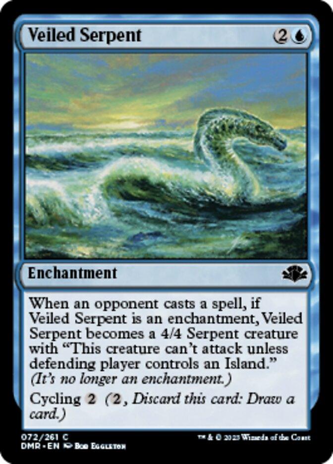 Veiled Serpent [Dominaria Remastered] - POKÉ JEUX