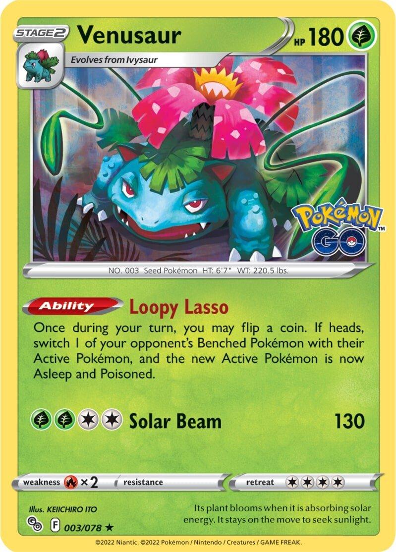 Venusaur (003/078) [Pokémon GO] - POKÉ JEUX