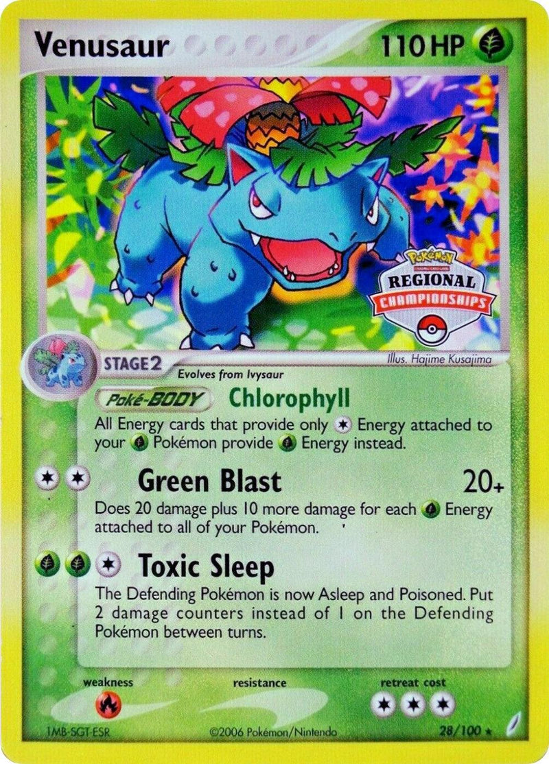 Venusaur (28/100) (Regional Championship Promo) [EX: Crystal Guardians] - POKÉ JEUX