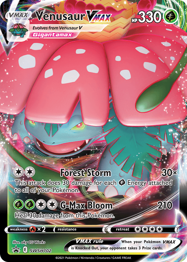 Venusaur VMAX (SWSH102) [Sword & Shield: Black Star Promos] - POKÉ JEUX