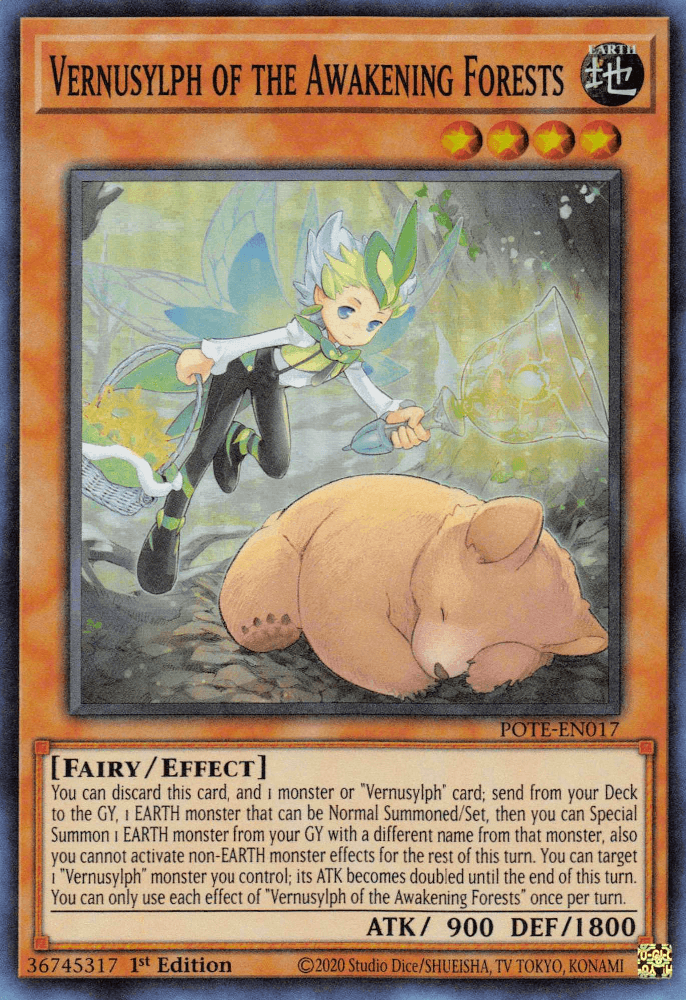 Vernusylph of the Awakening Forests [POTE-EN017] Super Rare - POKÉ JEUX