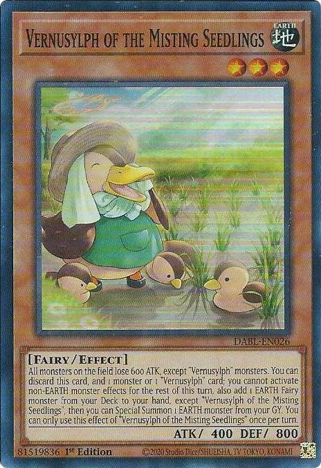 Vernusylph of the Misting Seedlings [DABL-EN026] Super Rare - POKÉ JEUX