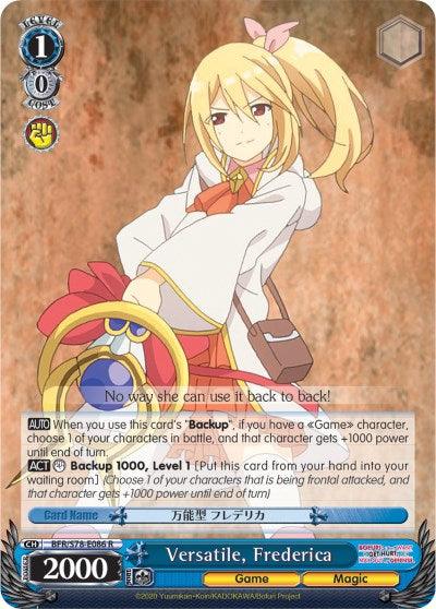 Versatile, Frederica (BFR/S78-E086 R) [BOFURI: I Don't Want to Get Hurt, so I'll Max Out My Defense] - POKÉ JEUX