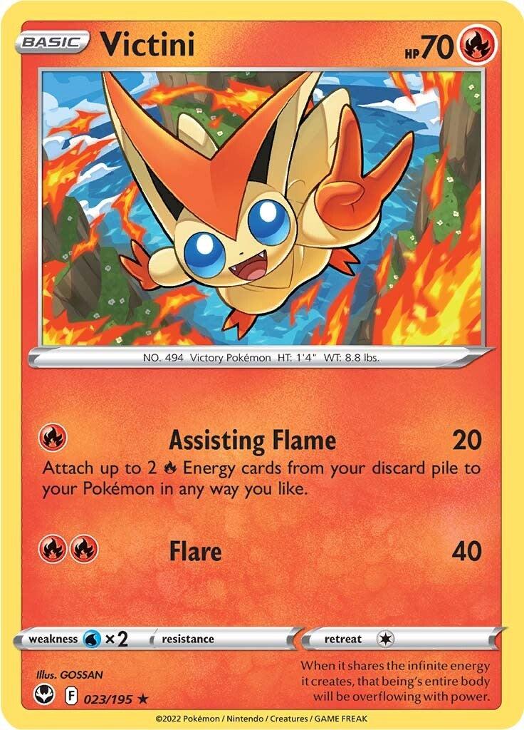 Victini (023/195) [Sword & Shield: Silver Tempest] - POKÉ JEUX