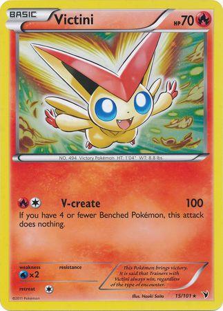 Victini (15/101) (Jumbo Card) [Black & White: Noble Victories] - POKÉ JEUX