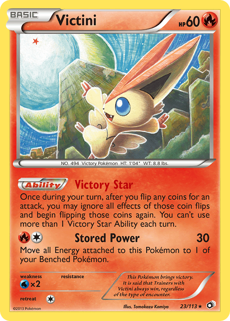 Victini (23/113) (Theme Deck Exclusive) [Black & White: Legendary Treasures] - POKÉ JEUX