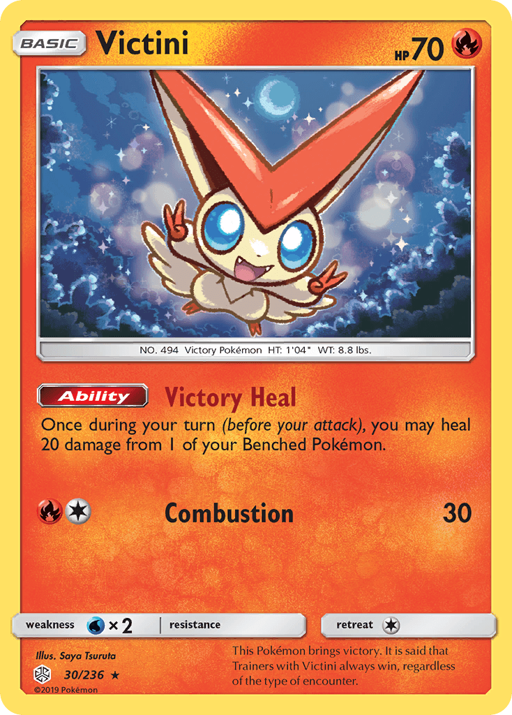 Victini (30/236) [Sun & Moon: Cosmic Eclipse] - POKÉ JEUX