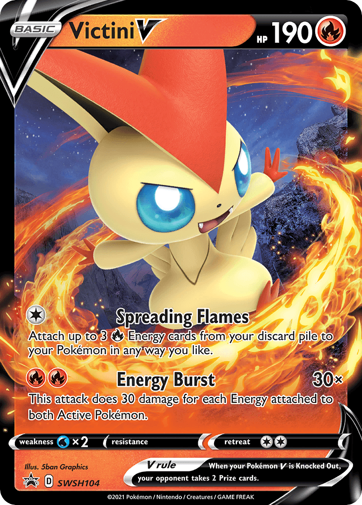 Victini V (SWSH104) [Sword & Shield: Black Star Promos] - POKÉ JEUX