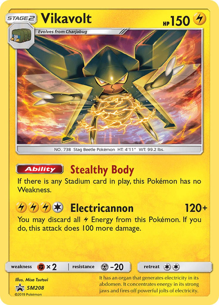 Vikavolt (SM208) [Sun & Moon: Black Star Promos] - POKÉ JEUX