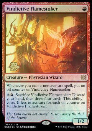 Vindictive Flamestoker [Phyrexia: All Will Be One Prerelease Promos] - POKÉ JEUX