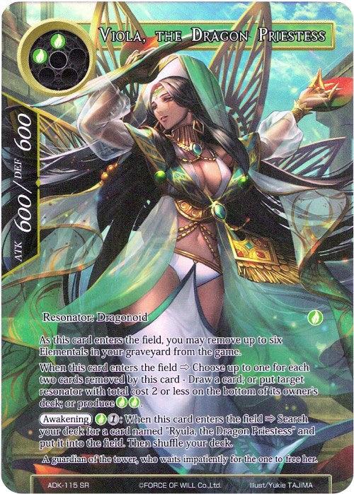 Viola, the Dragon Priestess (Full Art) (ADK-115) [Advent of the Demon King] - POKÉ JEUX