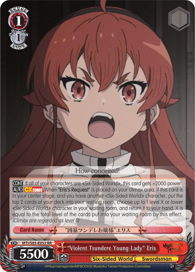 "Violent Tsundere Young Lady" Eris (MTI/S83-E052 RR) [Mushoku Tensei: Jobless Reincarnation] - POKÉ JEUX