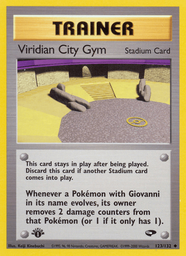 Viridian City Gym (123/132) [Gym Challenge 1st Edition] - POKÉ JEUX