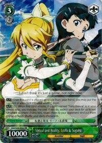 Virtual and Reality, Leafa & Suguha (SAO/S26-E022 RR) [Sword Art Online Vol.2] - POKÉ JEUX