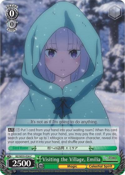 Visiting the Village, Emilia (RZ/SE35-E26 C) [Re:ZERO: The Frozen Bond] - POKÉ JEUX