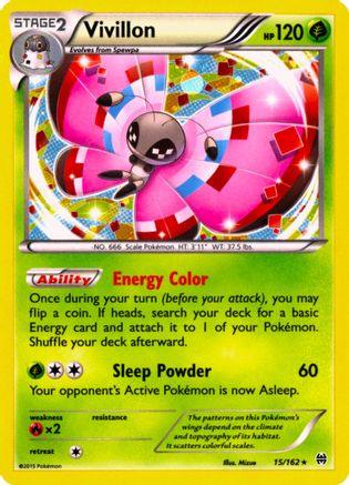 Vivillon (15/162) (Cosmos Holo) [XY: BREAKthrough] - POKÉ JEUX