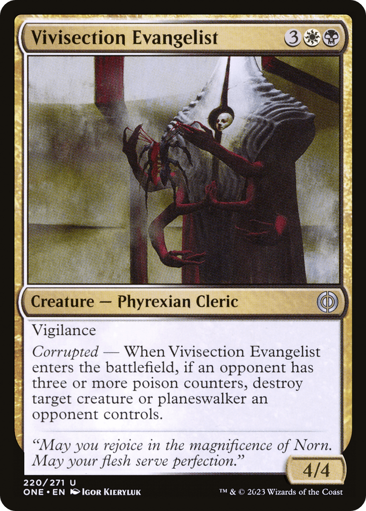 Vivisection Evangelist [Phyrexia: All Will Be One] - POKÉ JEUX