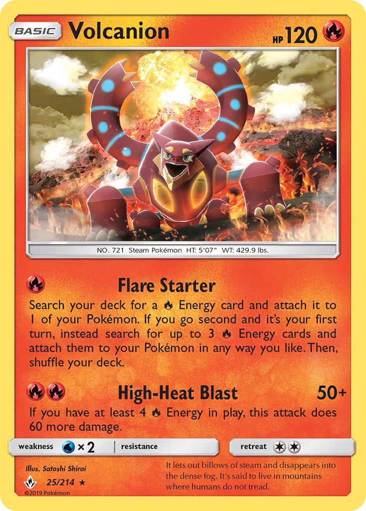 Volcanion (25/214) (Theme Deck Exclusive) [Sun & Moon: Unbroken Bonds] - POKÉ JEUX