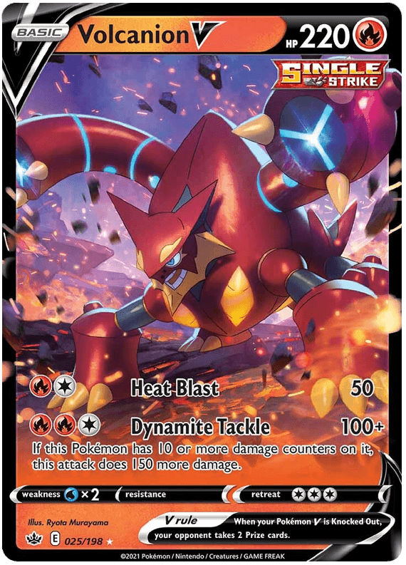 Volcanion V (025/198) [Sword & Shield: Chilling Reign] - POKÉ JEUX