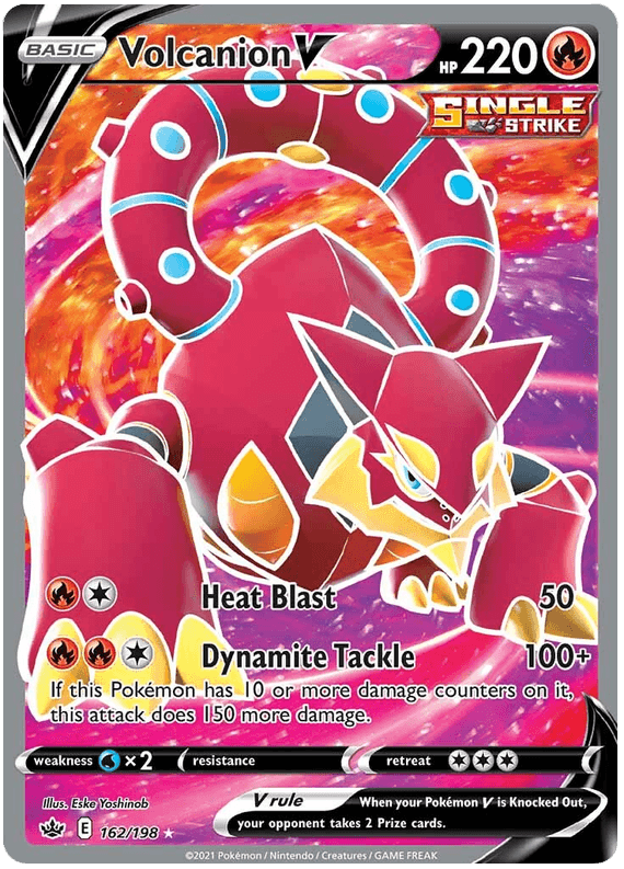 Volcanion V (162/198) [Sword & Shield: Chilling Reign] - POKÉ JEUX