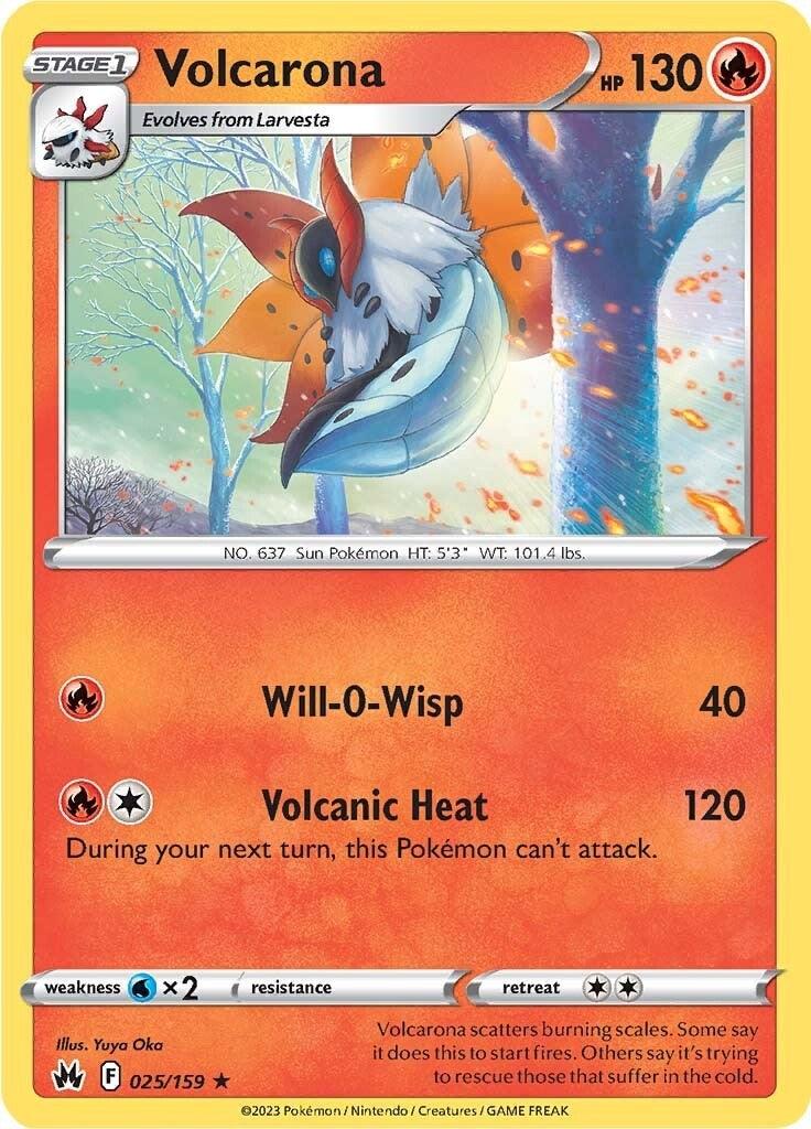 Volcarona (025/159) [Sword & Shield: Crown Zenith] - POKÉ JEUX