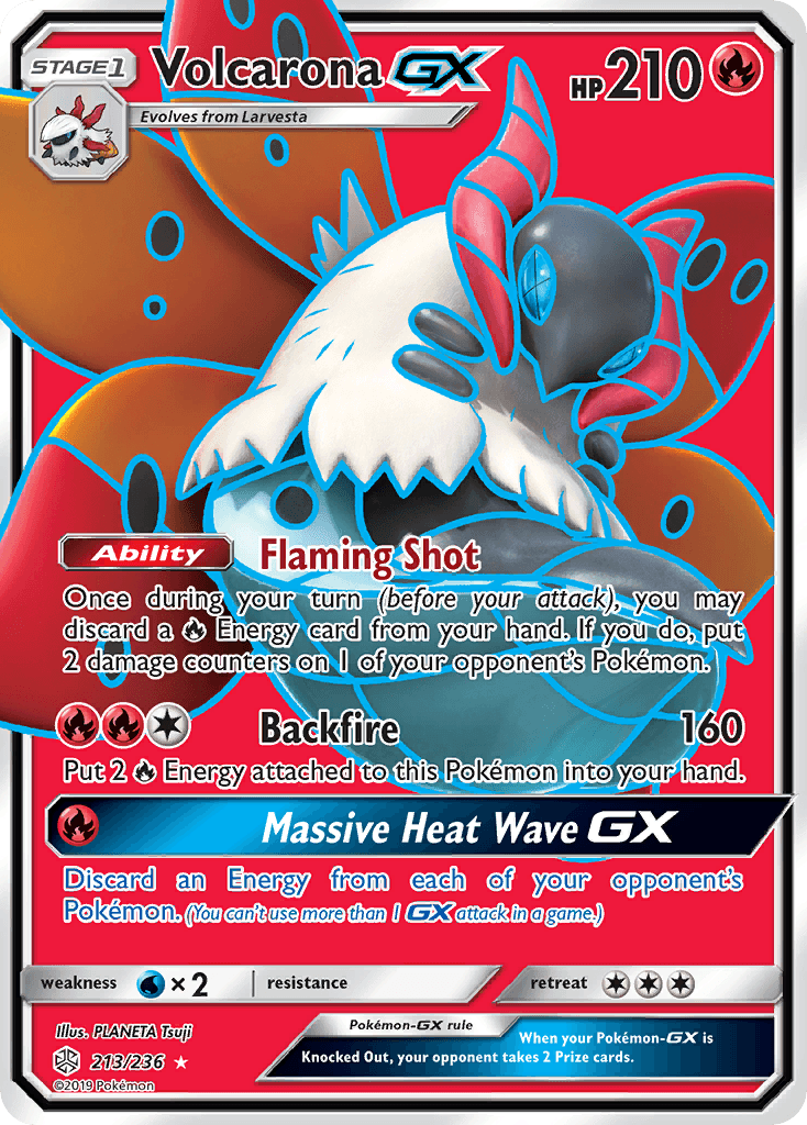 Volcarona GX (213/236) [Sun & Moon: Cosmic Eclipse] - POKÉ JEUX