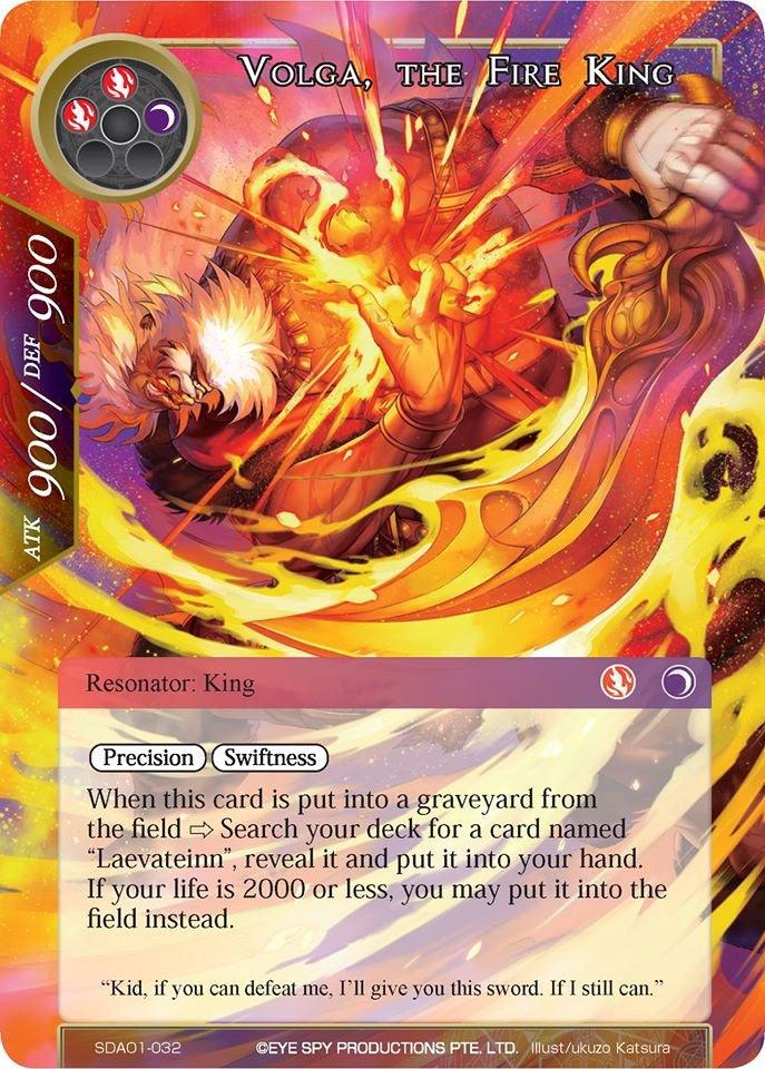 Volga, the Fire King (SDAO1-032) [Alice Origin Starter Deck] - POKÉ JEUX