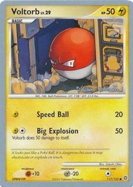 Voltorb LV.29 (117/132) (Intimidation - Tristan Robinson) [World Championships 2008] - POKÉ JEUX